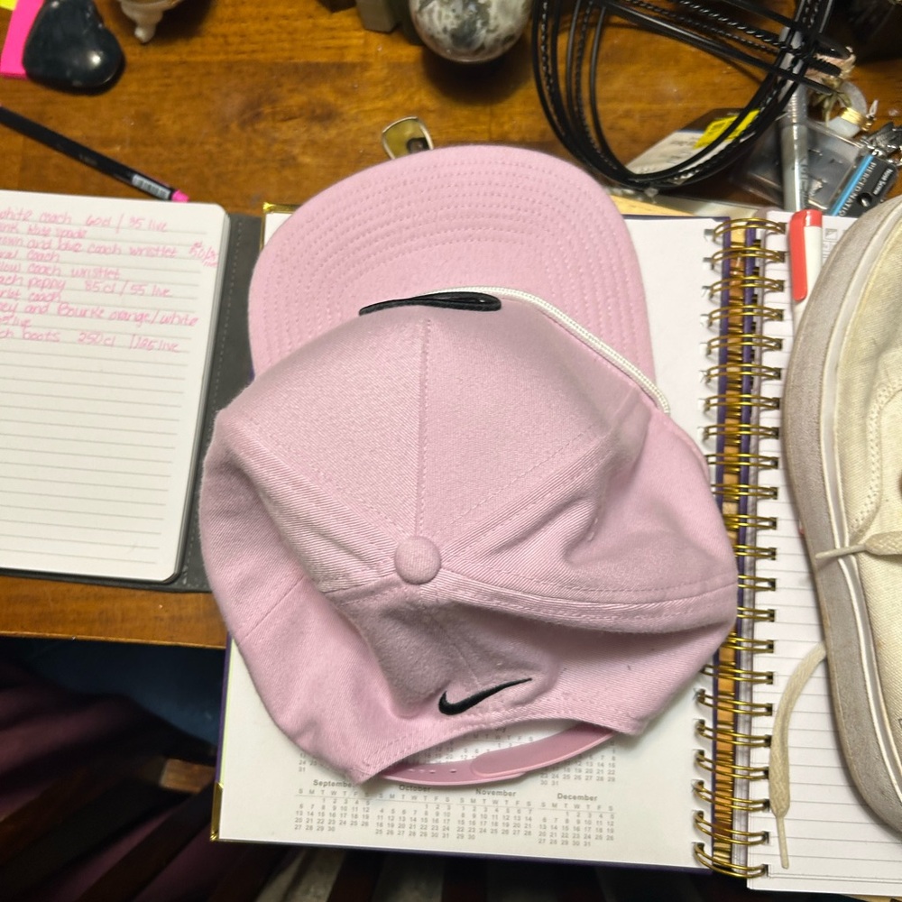Nike Light Pink Cap with Black Logo